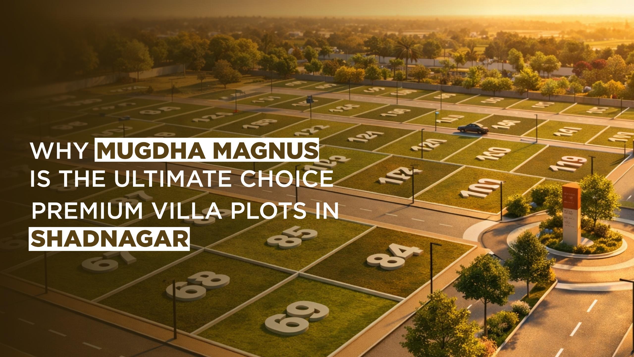 Why Mugdha Magnus Is the Ultimate Choice for Premium Villa Plots in Shadnagar