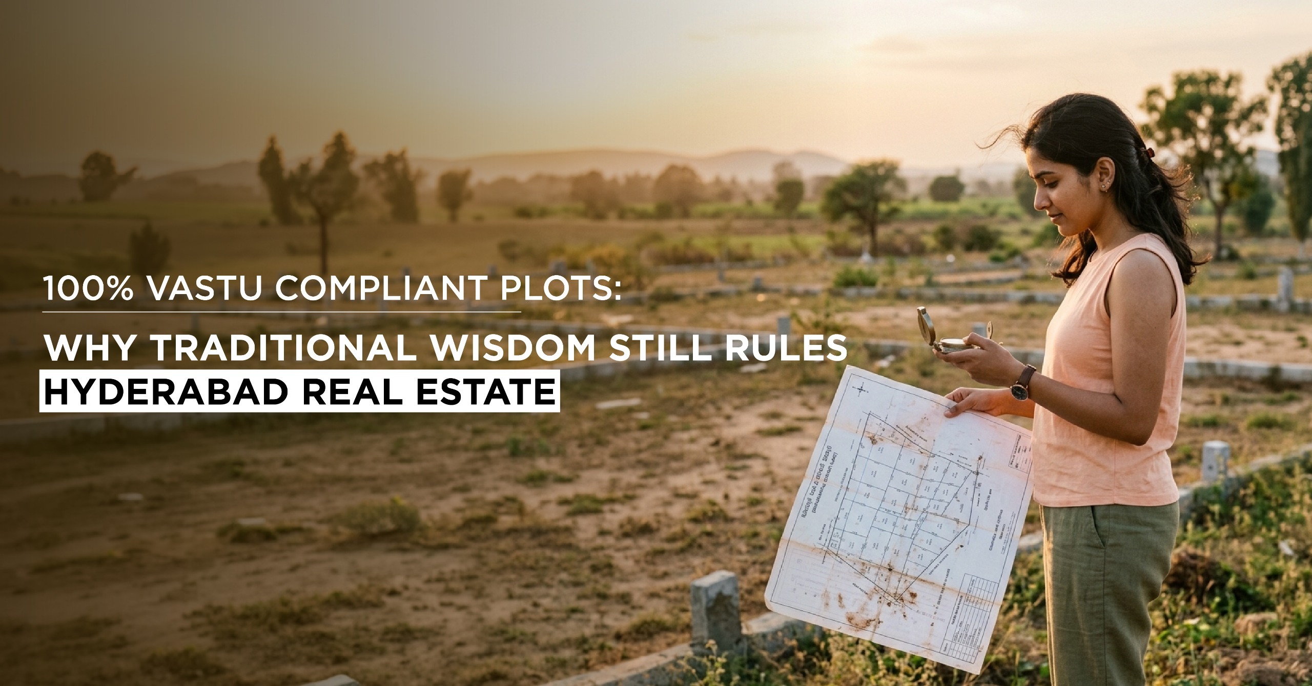 100% Vastu Compliant Plots: Why Traditional Wisdom Still Rules Hyderabad Real Estate