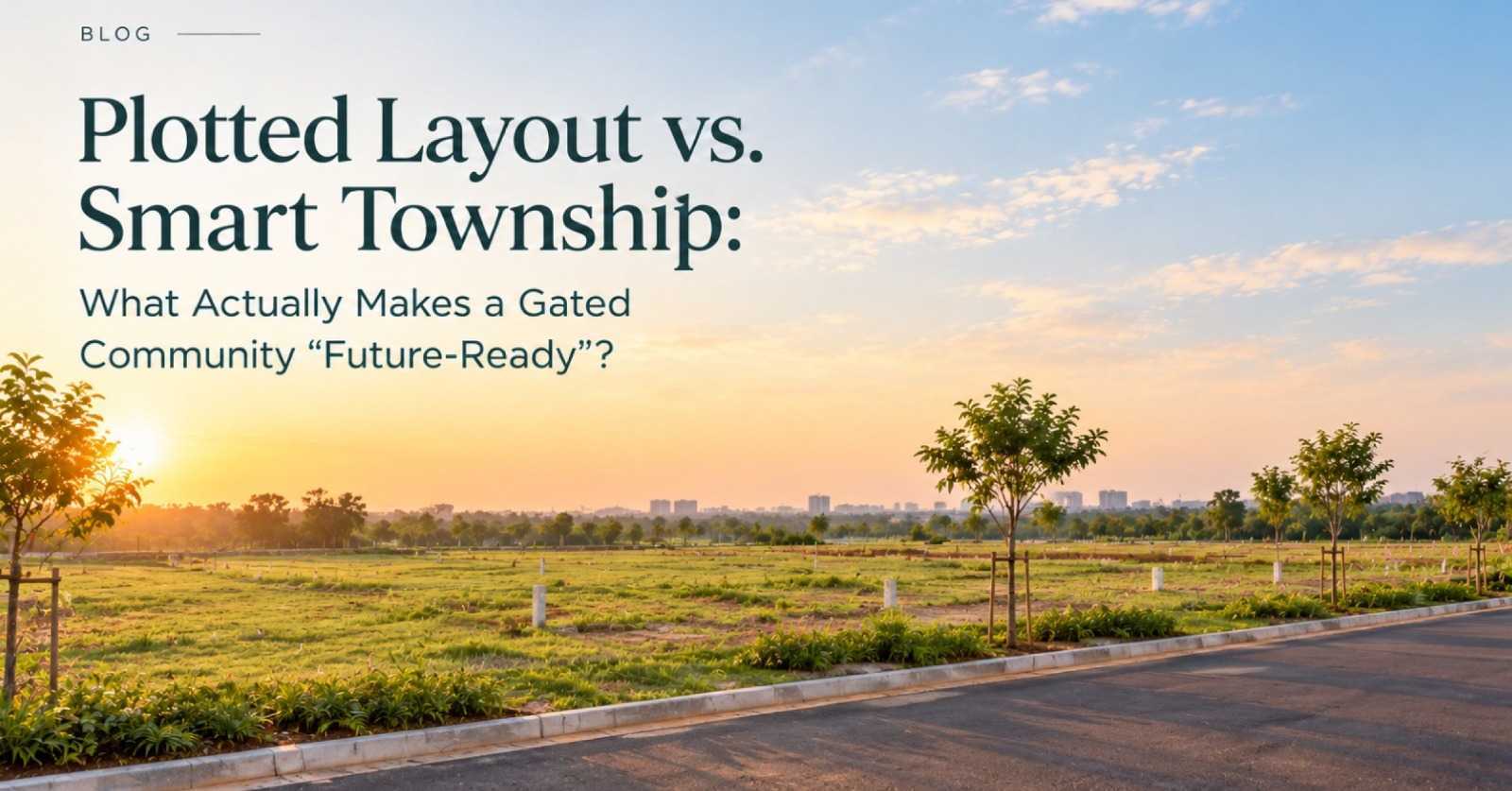 Plotted Layout vs. Smart Township: What Actually Makes a Gated Community "Future-Ready"?